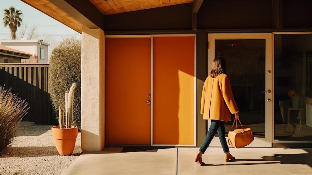 woman walking