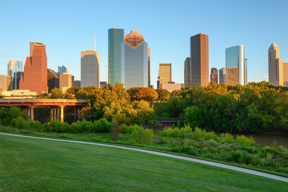 Buffalo Bayou Park in Downtown Houston