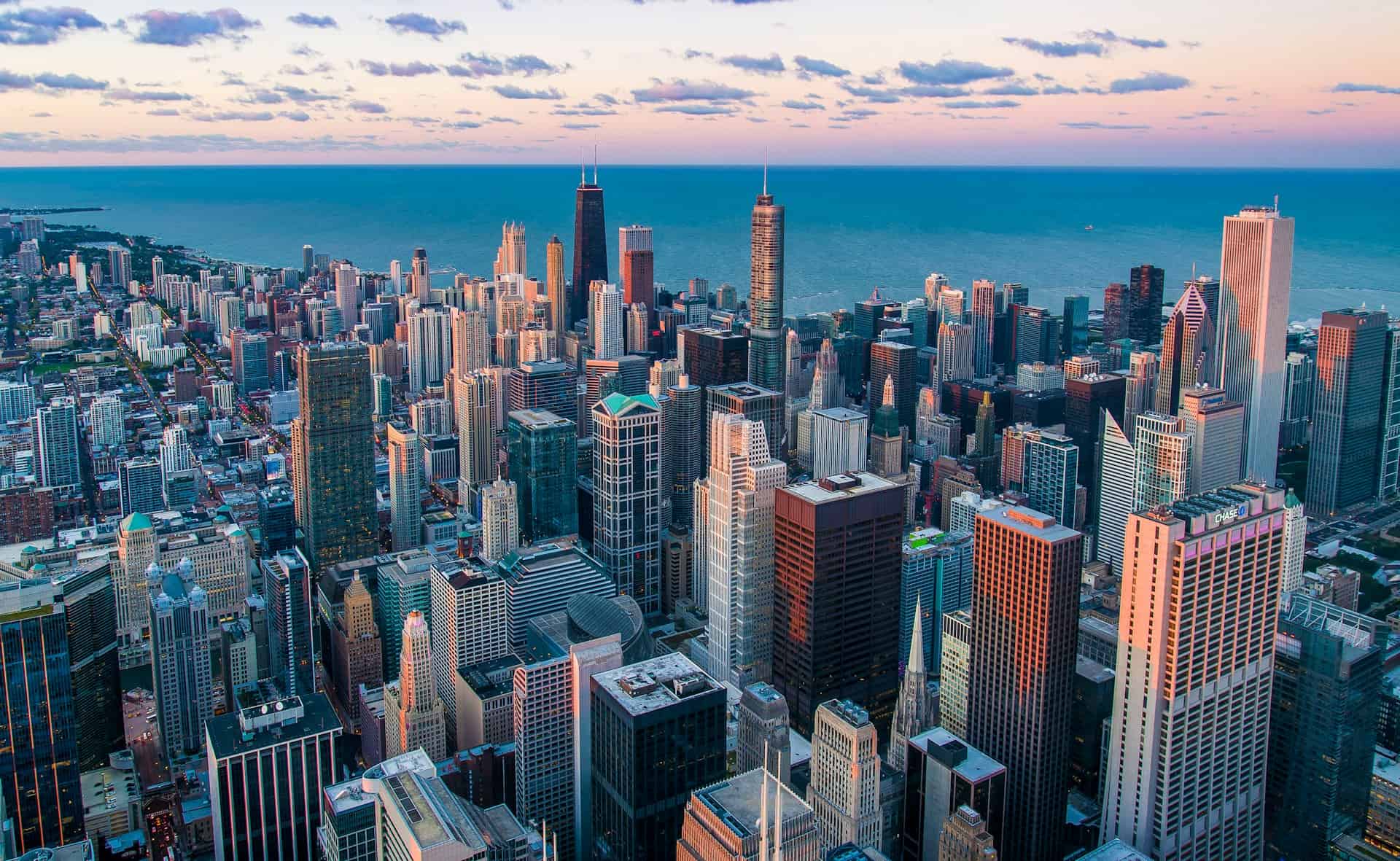 A view of Chicago's skyline