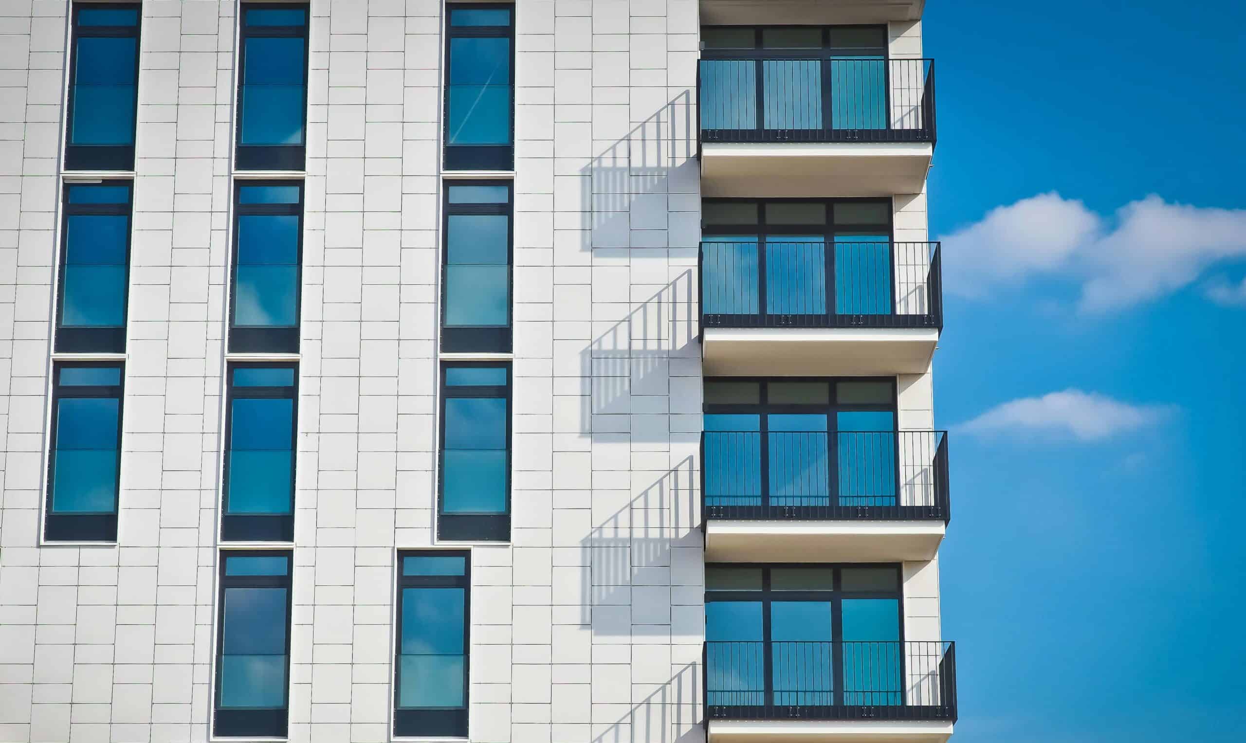 Apartment building exterior