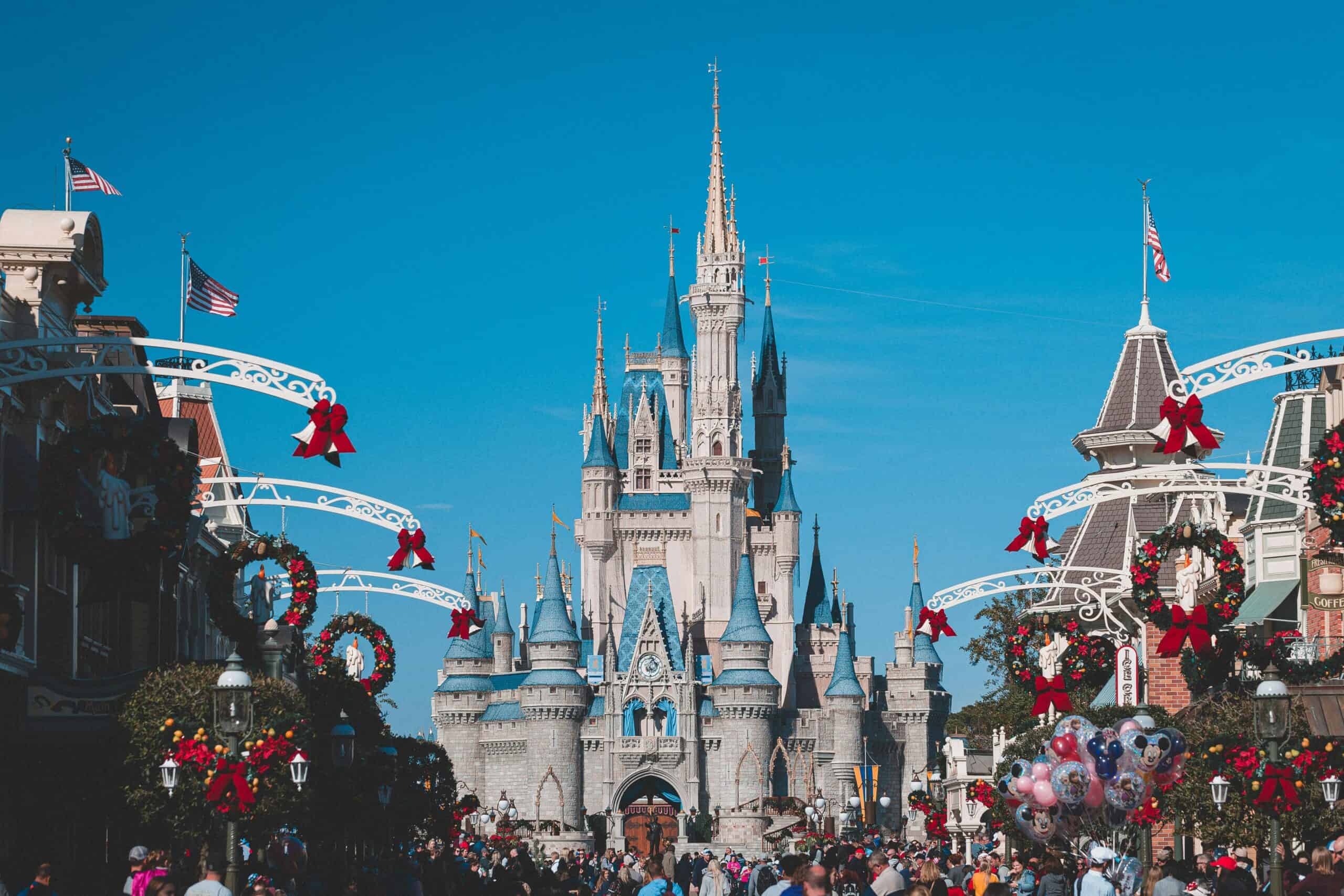 Christmas Decorations in Disney World in Orlando, FL