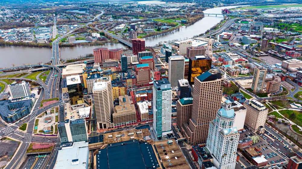 High buildings in Downtown Hartford, Connecticut